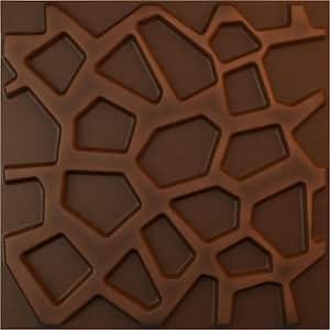 19 5/8 in. x 19 5/8 in. Dublin EnduraWall Decorative 3D Wall Panel, Aged Metallic Rust (12-Pack for 32.04 Sq. Ft.)