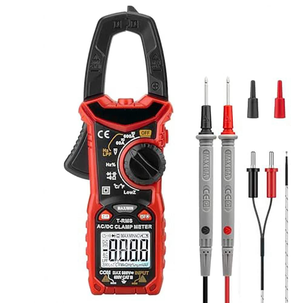 HT206D 6000 Counts 600V 60A Amp AC/DC Digital Clamp Test Meter True RMS Auto Range NCV Temp Measure price history on PriceWatchPro