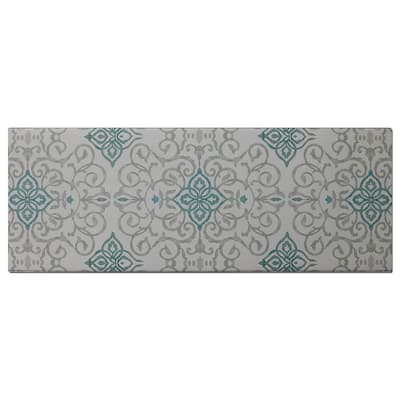 J&V Textiles 20 x 39 Hillside Oversized Anti-Fatigue Kitchen Mat Gray / 2-Pack