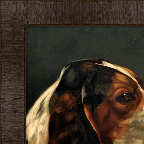Melissa Van Hise Portrait of Hector Framed Giclee Dog Art Print 17 in. x 21 in., Multi