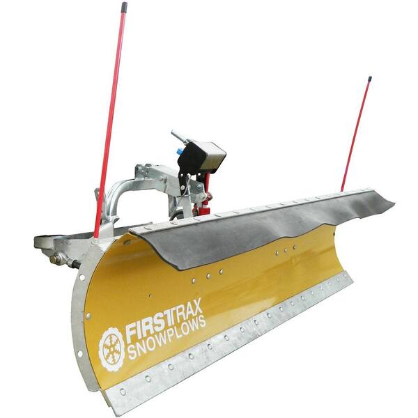 FirstTrax Angled Manual 85 in. Snow Plow for Trucks and SUVs