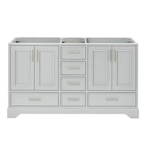 Stafford 60.75 in. W x 21.5 in. D x 34.5 in. H Bath Vanity Cabinet without Top in Grey