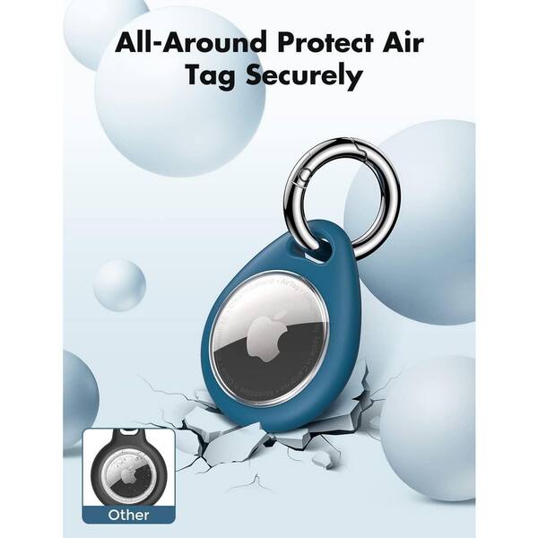 Lukyamzn Fit Tightly Waterproof TPU Air Tag Holder Case with