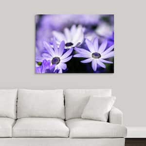 "Purple Flowers" by PhotoINC Studio Canvas Wall Art