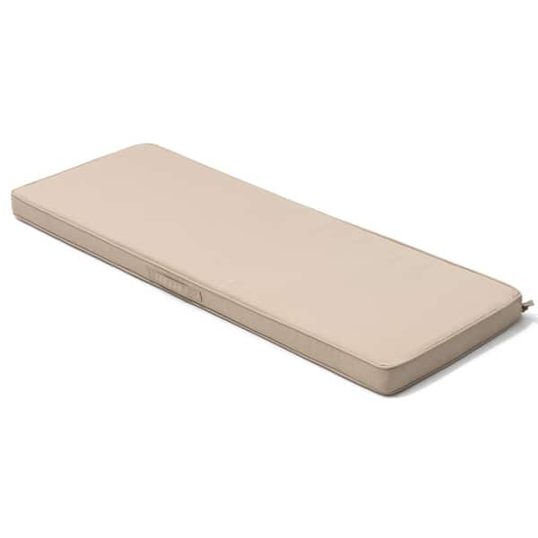 Pellebant 59 in. x 18.5 in. Leisure Outdoor Bench Cushion in Beige