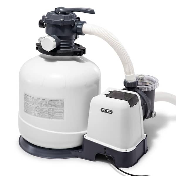 1.41 sq. ft Filtration Area 3,000 GPH Above Ground Pool Sand Filter Pump with Automatic Timer