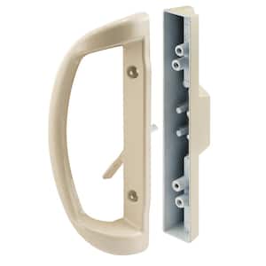 Almond Diecast, Inside and Outside Mortise Style Patio Door Handles