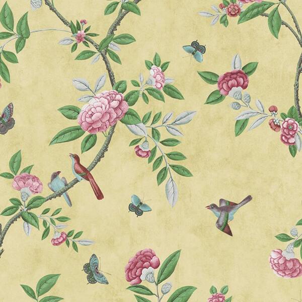 Graham & Brown Imperial Yellow Chinoiserie Wallpaper
