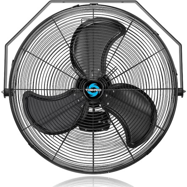 Tornado 24 in. 3-Speed IPX4 Water-Resistant High Velocity Wall Fan in ...