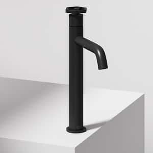 Ruxton Single Handle Single-Hole Bathroom Vessel Faucet in Matte Black