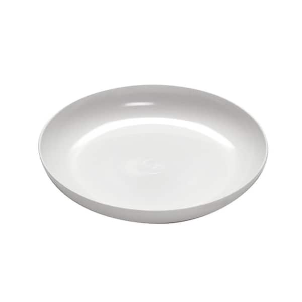 Oasis 9 in. White Lomey Designer Dish (Case of 12)