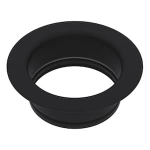 Disposal Flange in Matte Black