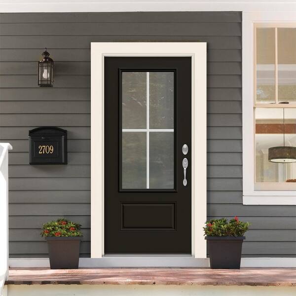 Three Black Doors with White Trim - Soul & Lane