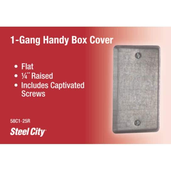 Blank Metallic Handy Box Cover (58C1-25R)