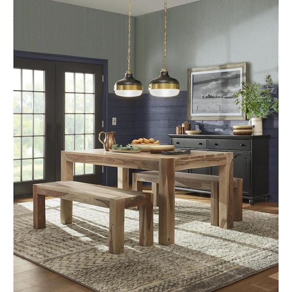 Home Decorators Collection Edmund Smoke Gray Dining Table