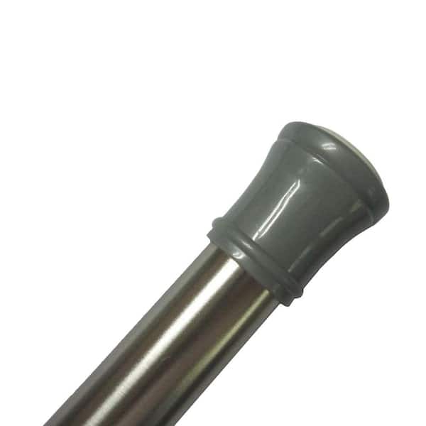 Glacier Bay Minial 40 in. Carbon Steel Tension Shower Rod in Brushed Nickel