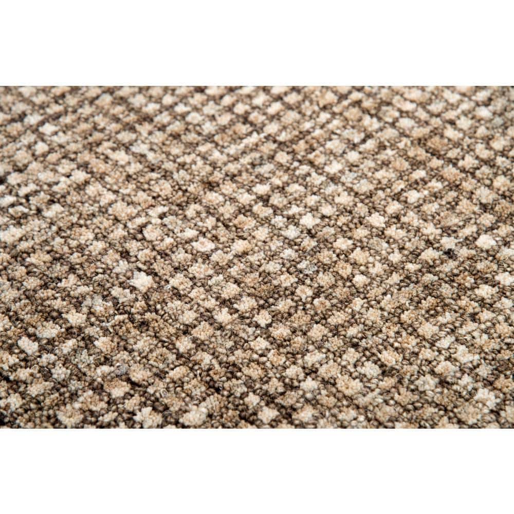 Storm Brown and Beige Hand-Tufted Wool Area Rug 8' x 11'