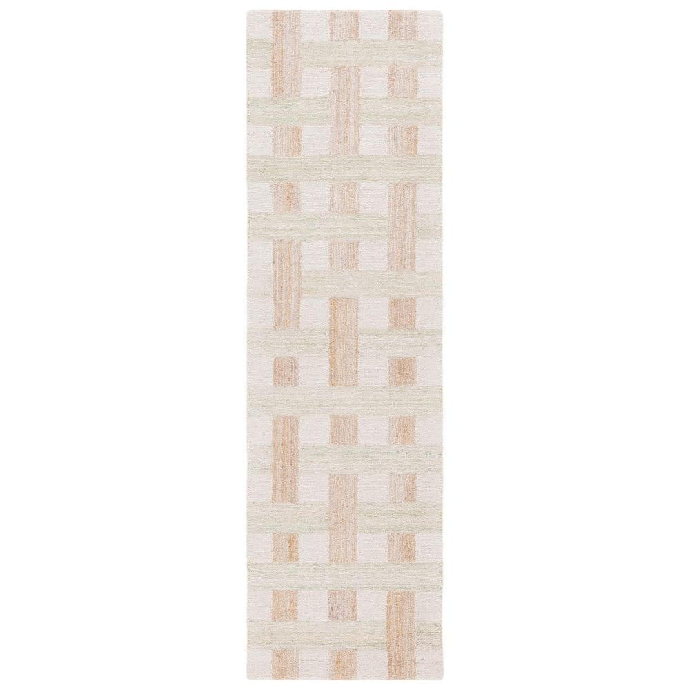 Genre 2 ft. x 8 ft. Green/Ivory Geometric Lattice Runner Rug price history on PriceWatchPro