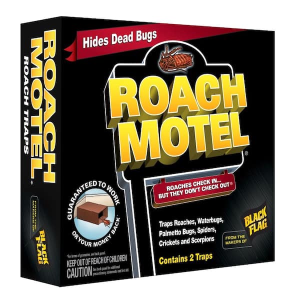 Black Flag Roach Motel Insect Glue Traps (2-Count)