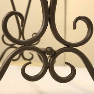 Oil-Rubbed Bronze Scroll Quilt Rack