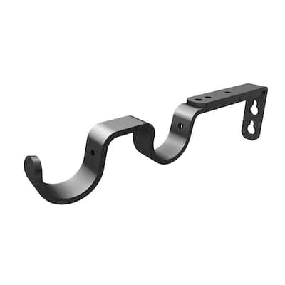 Curtain Rod Aluminum Bracket Base Top Mounted Side Wall Hook Fitting Accessories 