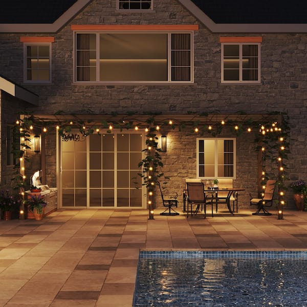 Celestia 10 ft. x 20 ft. Brown Aluminum Frame Outdoor Patio Louvered Pergola with Adjustable Shade Roof