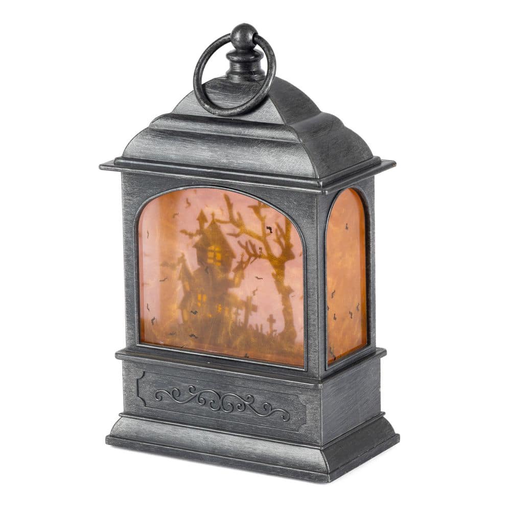 9 in. Orange Smoky Lantern Spinning Water Globe, USB Compatible price history on PriceWatchPro