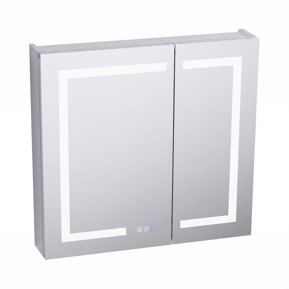 30 in. W x 30 in. H Square Aluminum Medicine Cabinet with Mirror price history on PriceWatchPro