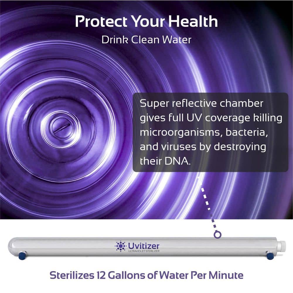 Uvitizer Ultraviolet UV Light Bulb Whole House Water Filter System