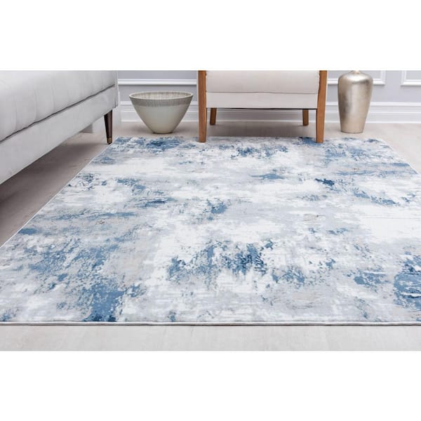 Bliss Rugs Oasis Modern Multi-Color Outdoor Area Rug, 8' x 10