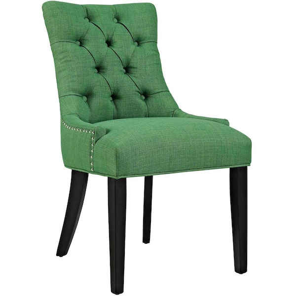 MODWAY Regent Kelly Green Fabric Dining Chair