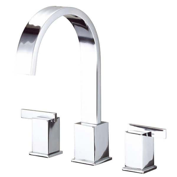 Danze Sirius 2-Handle Top-Mount Roman Tub Faucet in Chrome (Valve Not Included)