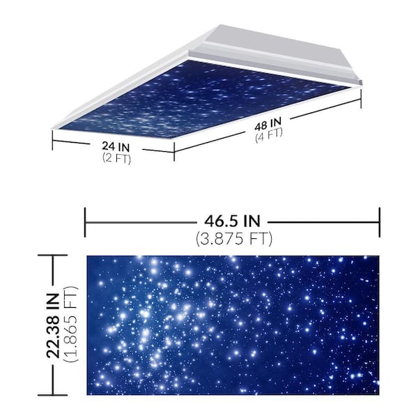 OCTO LIGHTS Astronomy 002 2 ft. x 4 ft. Fluorescent Light Filters