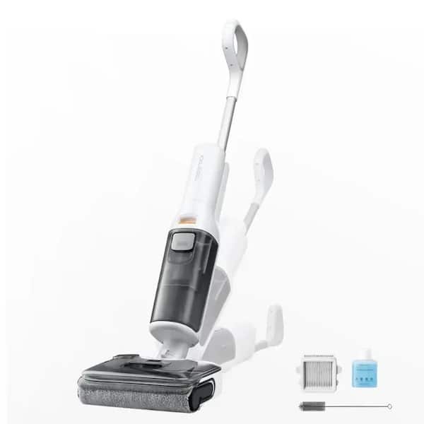 Cordless Hard Floor and Tile Wet/Dry Floor Cleaner in White with Self-Cleaning Cycle, Self-Drying Dock