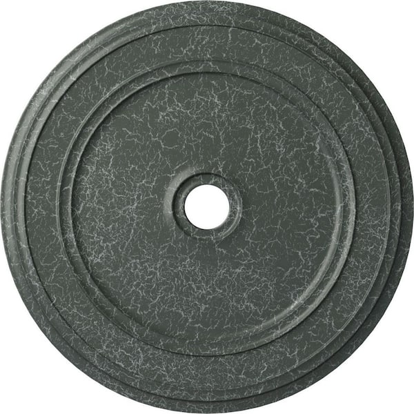 Ekena Millwork 2-1/8" x 41-1/8" x 41-1/8" Polyurethane Classic Ceiling Medallion, Athenian Green Crackle