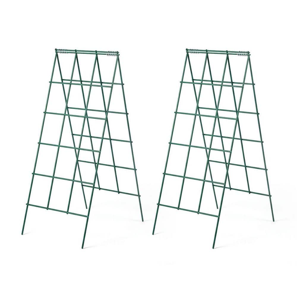 A-Frame Garden Trellis 4 Pack, Powder-Coated Metal Plant Support with Accessories for Climbing Vegetables and Flowers price history on PriceWatchPro