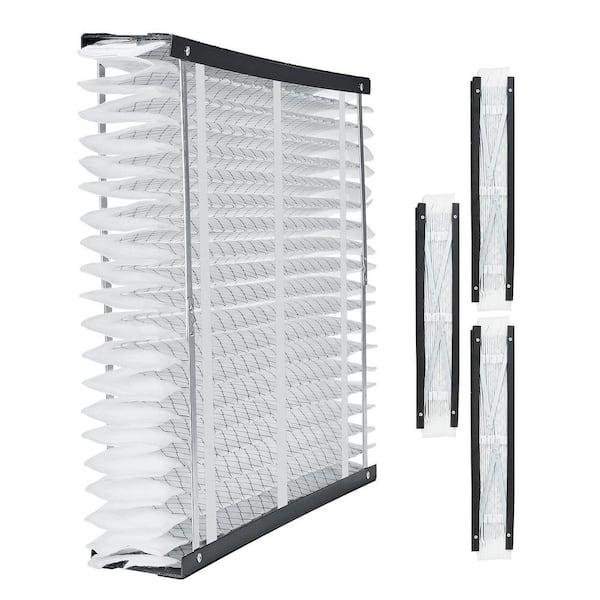 SKYSHALO 20 in. x 25 in. x 4 in. Furnace Filter, MERV 13 HVAC Ac Filters, 12-Month Electrostatic Pleated Air Conditioner Filters