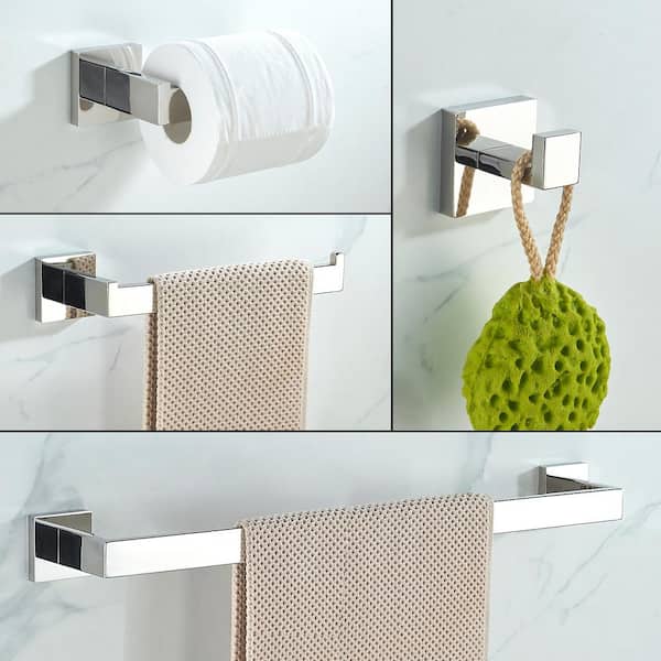 1pc Paper Towel Holder Wall Mount, Adhesive Under Cabinet Kitchen Paper  Towel Rack, Refrigerator Plastic Wrap Storage Box, No Drilling Wall Mounted  Towel Hanger, Home Supplies