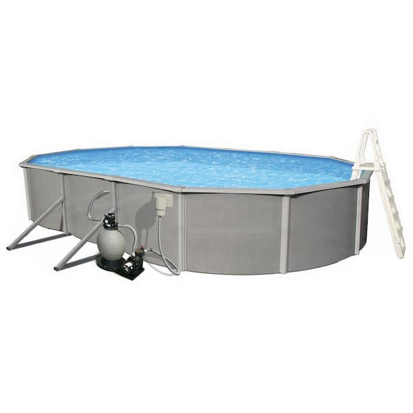 Blue Wave Belize 15 Ft X 30 Oval, Metal Above Ground Pools Oval