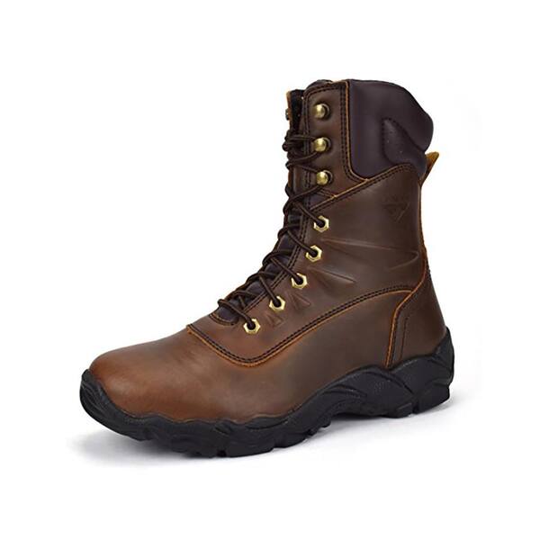 CONDOR Men's 8 in. Brown Size 10.5 E US Steel Toe Work Boot