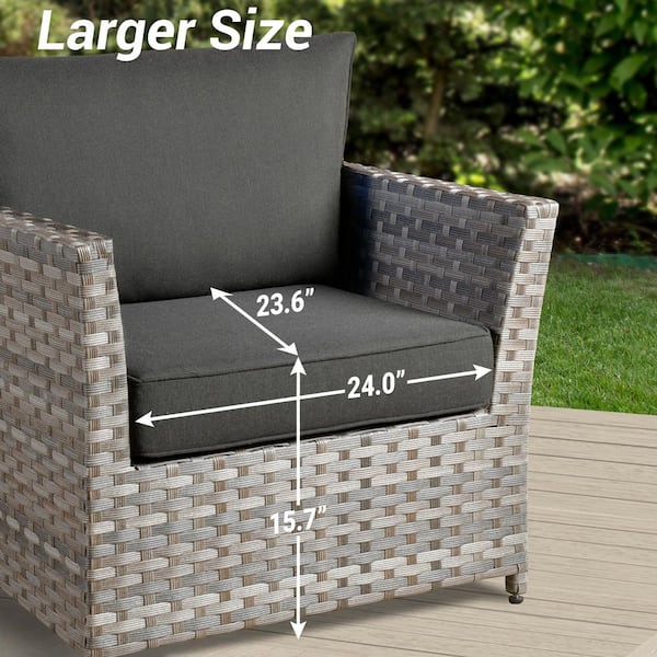 Outdoor Patio Cushion Covers Pillow Perfect Indoor/Outdoor Taupe