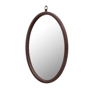 23.62 in. W x 29.92 in. H Oval Frameless Wall Mount Modern Decorative Bathroom Vanity Mirror