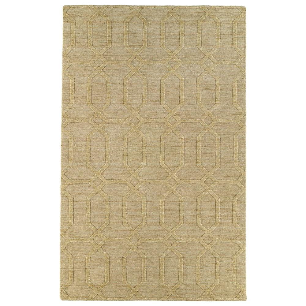 Imprints Modern Yellow 5 ft. x 8 ft. Area Rug -  Kaleen, IPM03-28 5 X 8