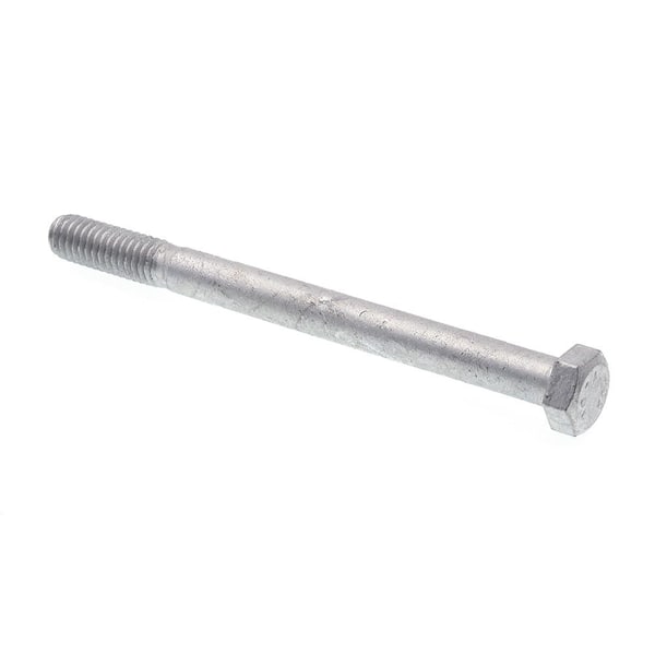 Prime-Line 3/8 in.-16 x 4-1/2 in. A307 Grade A Hot Dip Galvanized Steel Hex Bolts (50-Pack)