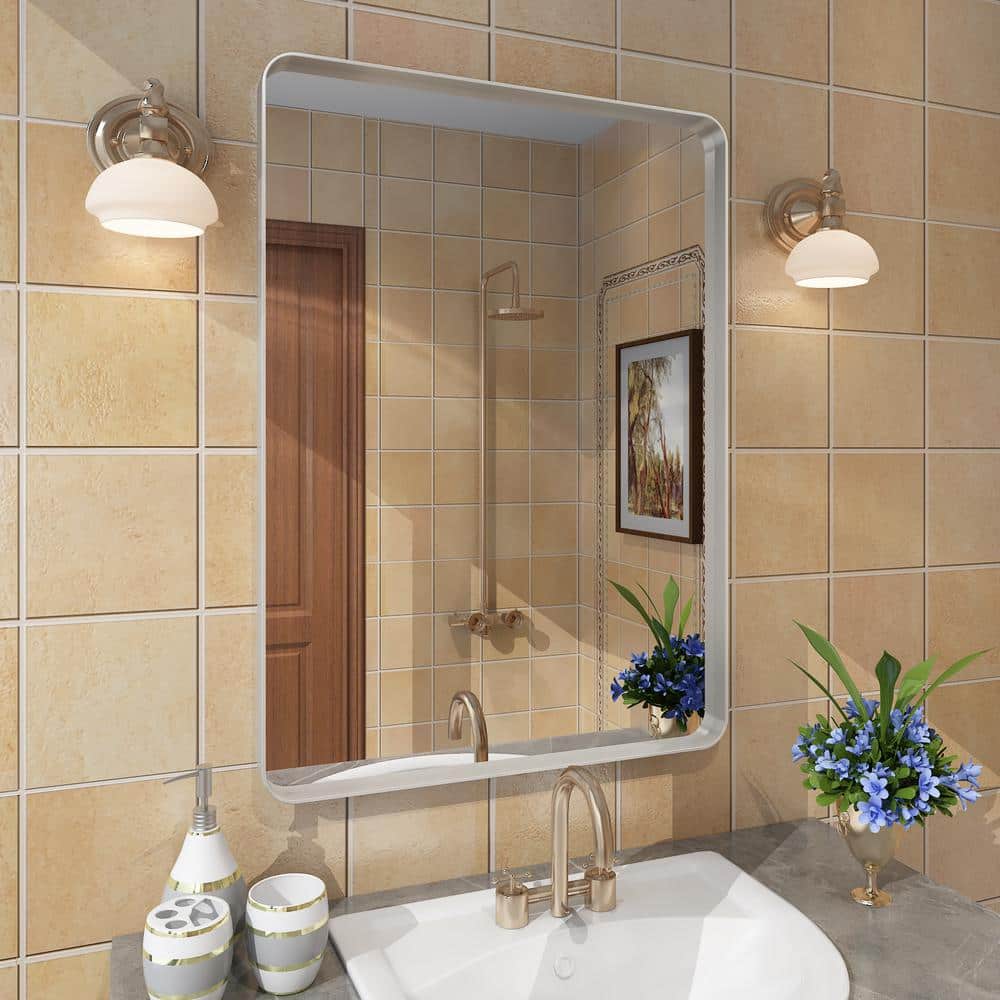 Apmir 22 in. W x 30 in. H Rectangular Aluminum Alloy Framed and ...