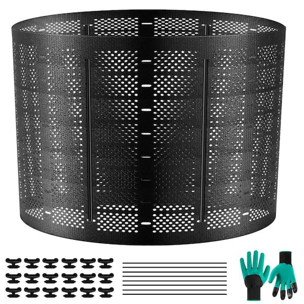 Outdoor 500 Gal. Large Capacity Expandable Compost Bin Creation Fertile Soil Blade Span