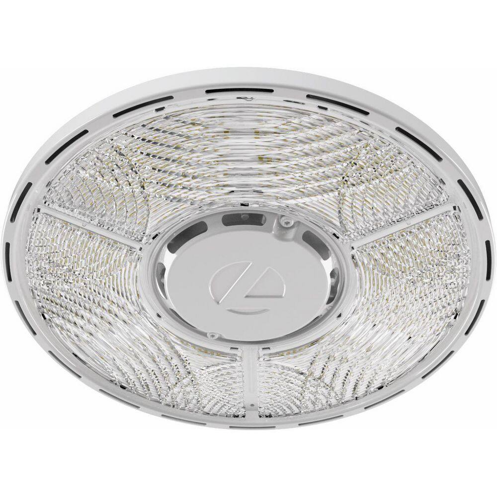 Modern Dimmable LED Ceiling Light with Remote Control, White Polycarbonate Shade