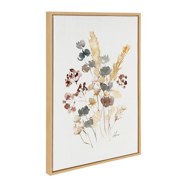 Kate and Laurel Sylvie "Wild Salvia" by Sara Berrenson Framed Art Print 23 in. x 33 in.