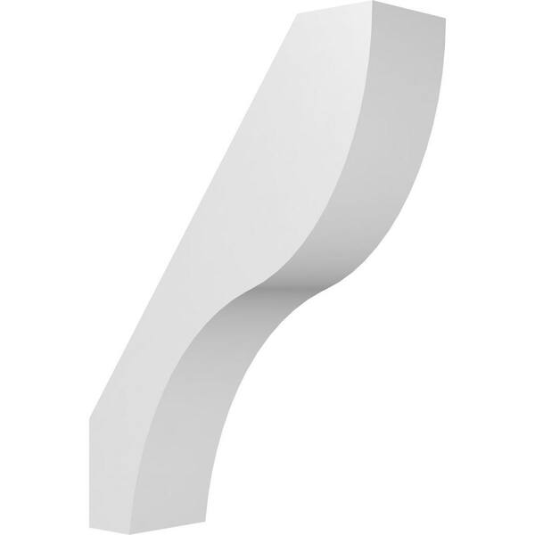 Ekena Millwork Geneva 5 in. W x 22 in. H x 16 in. D Polyurethane Knee Brace