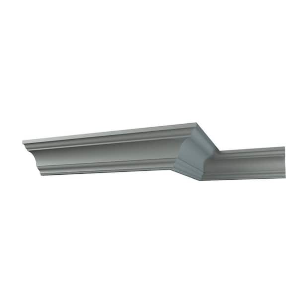 Ekena Millwork Fiona 2 in. D x 2 in. W x 12 in. L Polyurethane Crown Moulding Sample